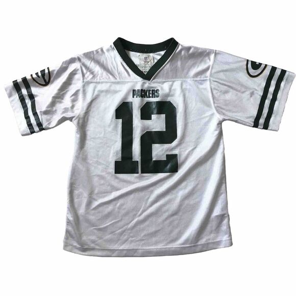 Aaron Rodgers #12 Green Bay Packers Youth Jersey XXL18 NFL Team Apparel Football - Picture 5 of 8